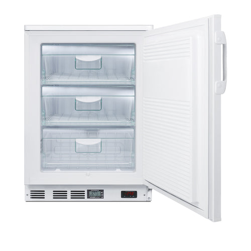 Summit VT65 Laboratory Undercounter Freezer 23.63"W X 23.5"D X 33.5"H 3.5 Cu. Ft. Capacity