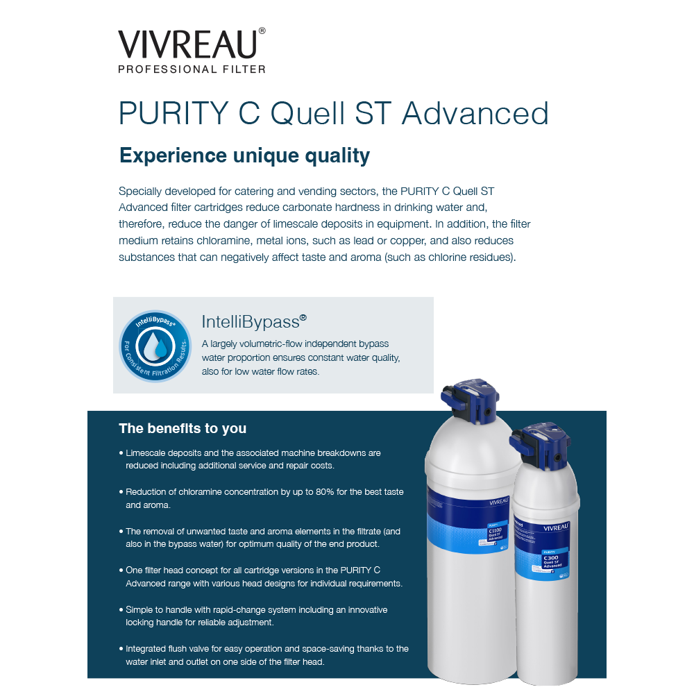 Vivreau PURITY C500 QUELL ST (1002982) Vivreau Purity C500 Quell ST Filter Exchange Cartridge