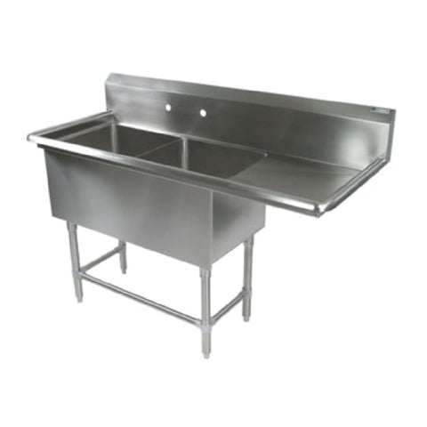 (2) Two Compartment Sinks