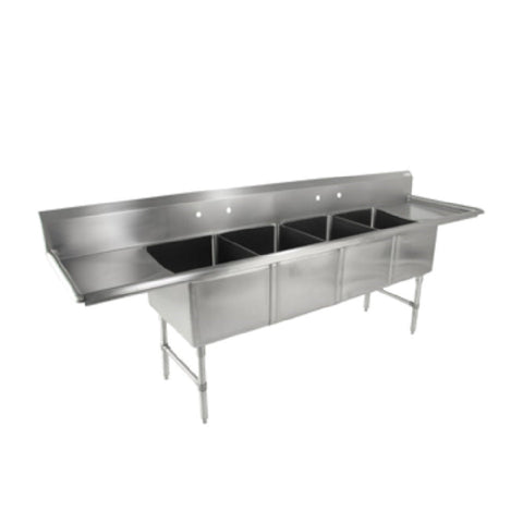 (4) Four Compartment Sinks