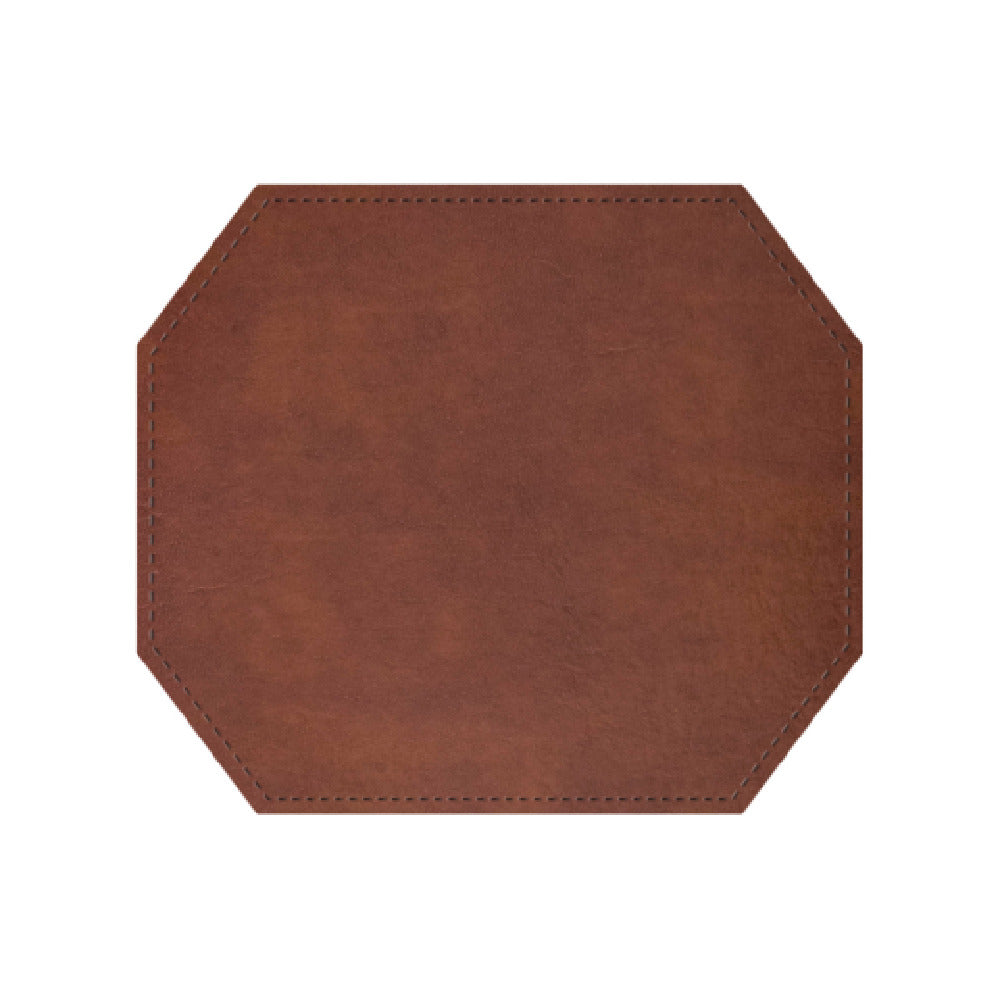 Risch TABLEMATOCT-LTH 15X13 Tuxedo Leather Bonded Leather Table Mat (specify Color)