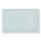 Bon Chef 54115-BL Brushstrokes Tray 12" X 7.5" H Rectangular