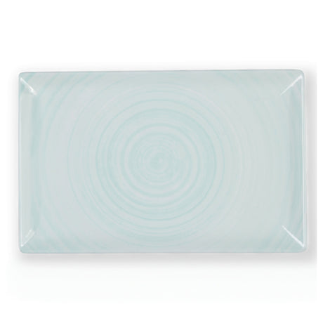 Bon Chef 54115-BL Brushstrokes Tray 12" X 7.5" H Rectangular