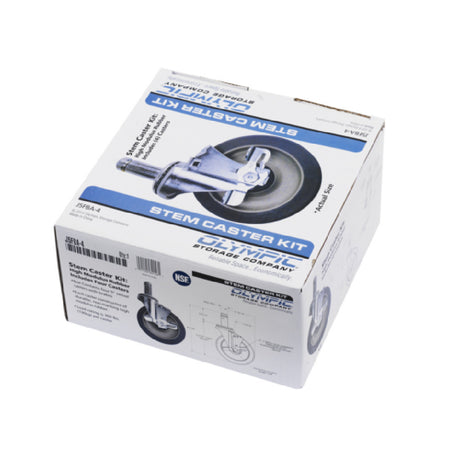 OlympicJ5FBA-4 Stem/Swivel-Brake Caster Set Includes (4) 5" Dia. Casters With Brake