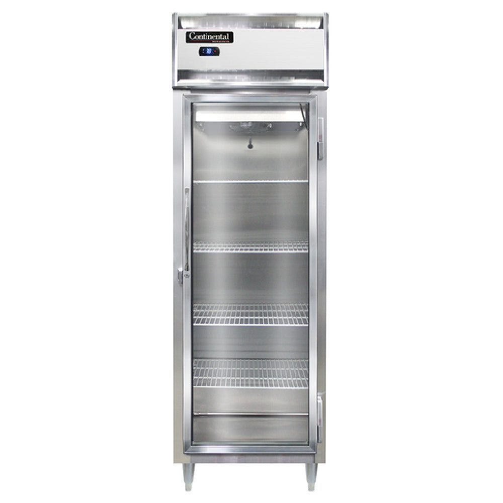 Continental Refrigerator D1RSNSSGD Designer Line Refrigerator Reach-in One-section