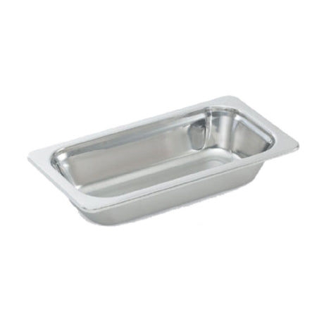 Vollrath 8231105 Miramar™ Plain Pan 1/3 Size 13-1/16"W X 7"D X 2-1/2"H