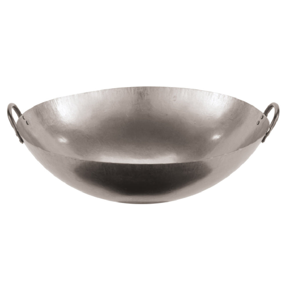 Paderno 49605-61 Chinese Wok 24" Dia. X 7-3/8"H Dual Handle