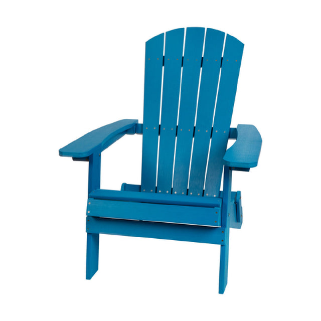 Flash Furniture JJ-C14505-BLU-GG Folding Adirondack Chair 350 Lb. Weight Capacity