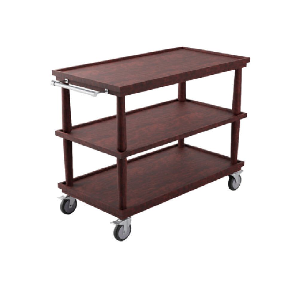 Bon Chef 50040 Guerridon Classic Trolley 37-1/2" X 19-1/2" X 31-1/2" H Mahogany Finish