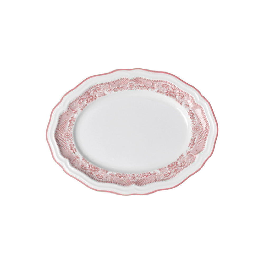 Steelite 62564FP818 Oval Platter 9.0" X 6.75" X 0.875" Adelina