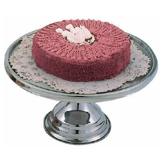 Omcan 80804 13-inch Stainless Steel Cake Stand