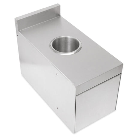 John Boos UBWC-2412 Trash Receptacle Cover 12"W X 24"D X 17"H Mounts Between Existing Equipment