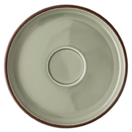 Paderno 10660-405405-34750 Saucer 7-1/8" Dia. Round Porcelain