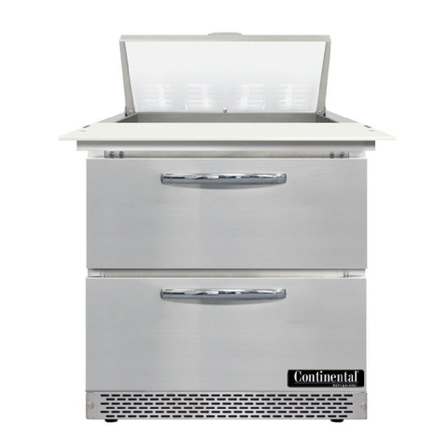 Continental Refrigerator D32N8C-FB-D Designer Line Sandwich Unit Front Breather