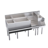 Krowne KR24-W60E-10 Royal Series Underbar Ice Bin/Cocktail Station With Blender & Liquor Stations