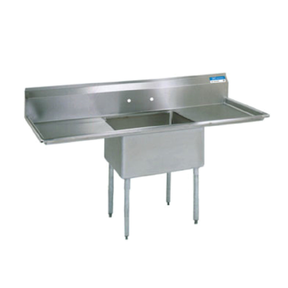 BK Resources BKS-1-1620-12-18T Sink One Compartment 52"W X 25-13/16"D X 43-3/4"H Overall Size