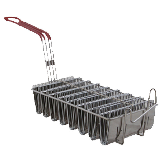 Franklin Machine Products 226-1096 Taco Shell Basket 12-1/2" X 6-1/2" X 3" Deep Nickel Plated