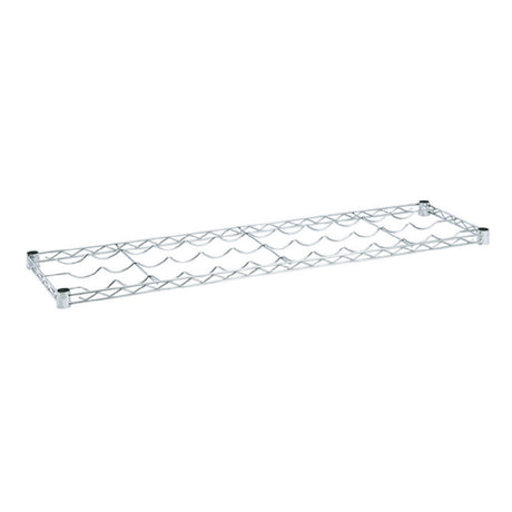 Hubert 188588 - Kratos Wire Wine Shelf, 48"W X 14"D, (11) Bottle