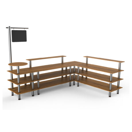 Steelite MGCMLB14BSXF - Breakfast Corner Station, 130.0" X 100.0" X 95.5", Modular