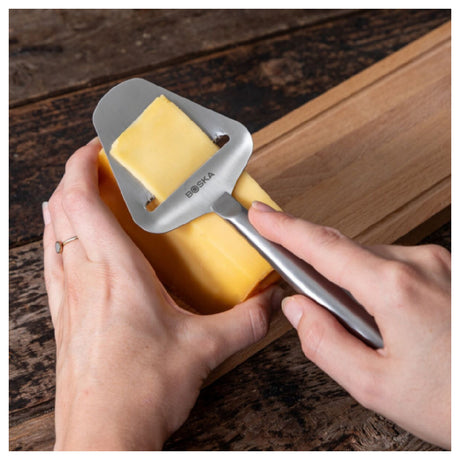 BOSKA 357600 - Boska Cheese Slicer Copenhagen, 8.26''W X 2.87''D X 0.39''H, Stainless Steel Slicer