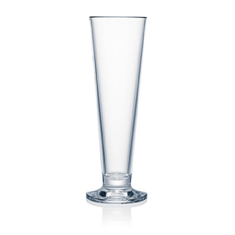 Steelite N411403 Strahl® Design Footed Pilsner 14-3/4 Oz. (H 9-1/4" M 3-1/8" T 3-1/4" B 3-1/8") Shatter Proof
