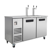 Blue Air BLKC69-3S-HC - Keg Cooler, Two-section, 69"W