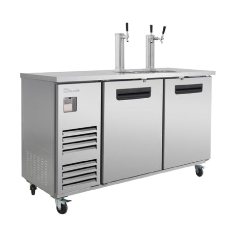 Blue Air BLKC69-3S-HC - Keg Cooler, Two-section, 69"W