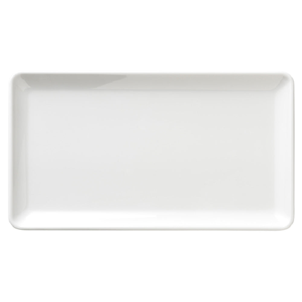 Libbey M-127 (Formerly World Tableware) Serving Platter 12"L X 7"W X 3/4"H Rectangular