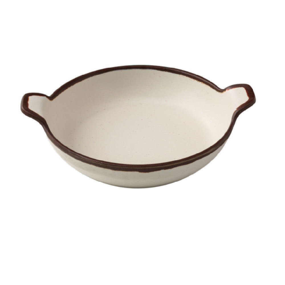 Yanco NA-509 Nature Art Bowl With Handle 7-1/2"W X 9"D X 1-3/4"H 24 Oz