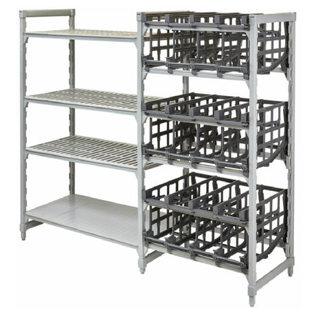 Cambro CPA243672C96480 Camshelving® Premium Ultimate #10 Can Rack Stationary Add-On Unit