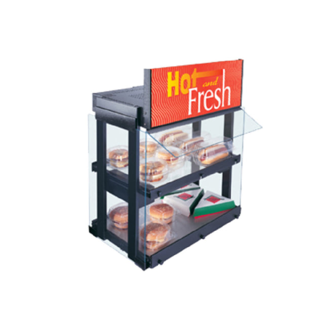 Hatco GRHW-1SGD Glo-Ray® Mini-Merchandising Warmer Countertop Unit With Heated Glass Shelf