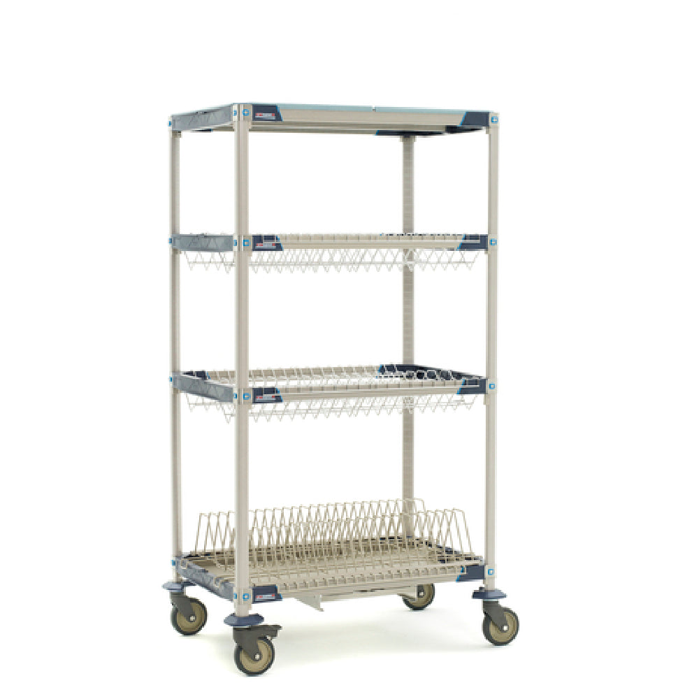 Metro PR36VX3-XDR MetroMax® I Mobile Drying Rack Unit With Drip Tray 36"W X 24"D X 68"H