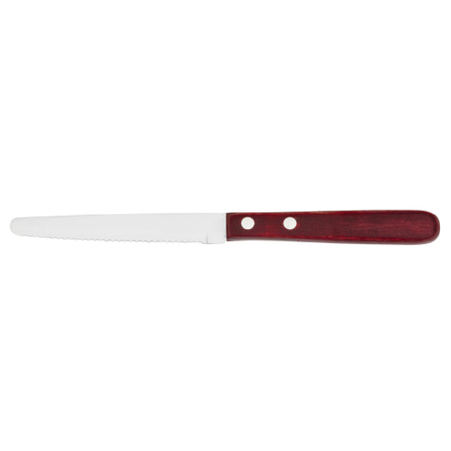 Steelite WL970528 Walco Steer Steak Knife 4-1/8" Round Tip