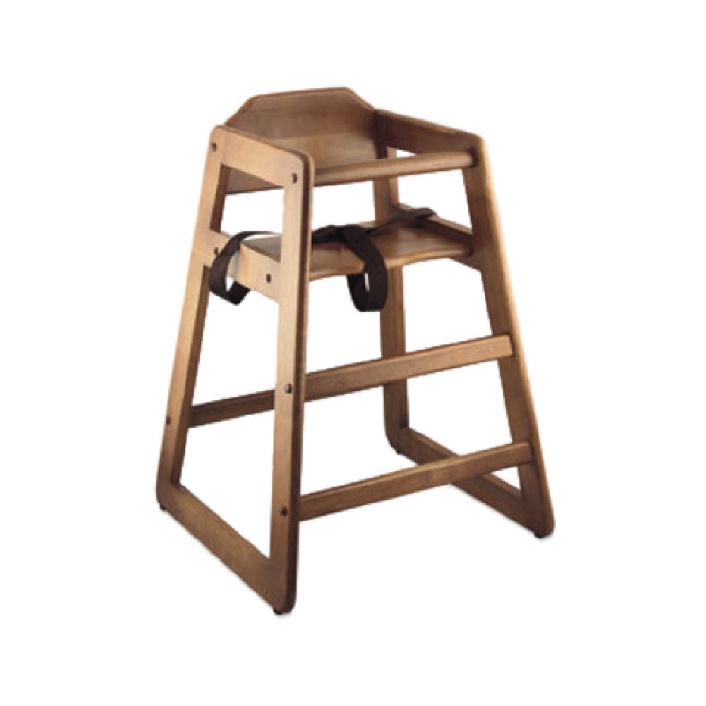 Alegacy Foodservice Products 80976A Baby Chair 27-1/4" Wood With Stain Resistant Finish