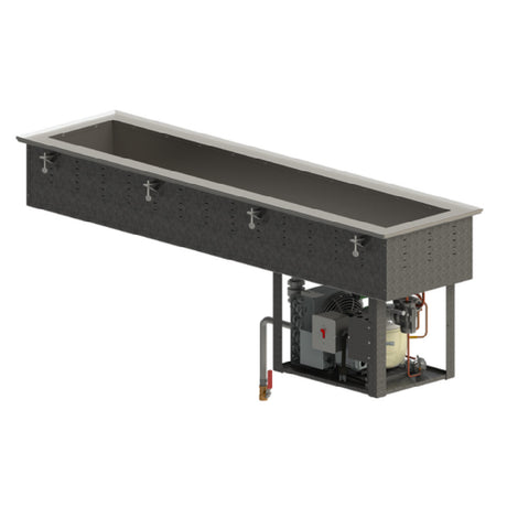 Vollrath FC-4CSP-02120-R Standard Refrigerated Short-side Cold-Pan Drop-in 2-well