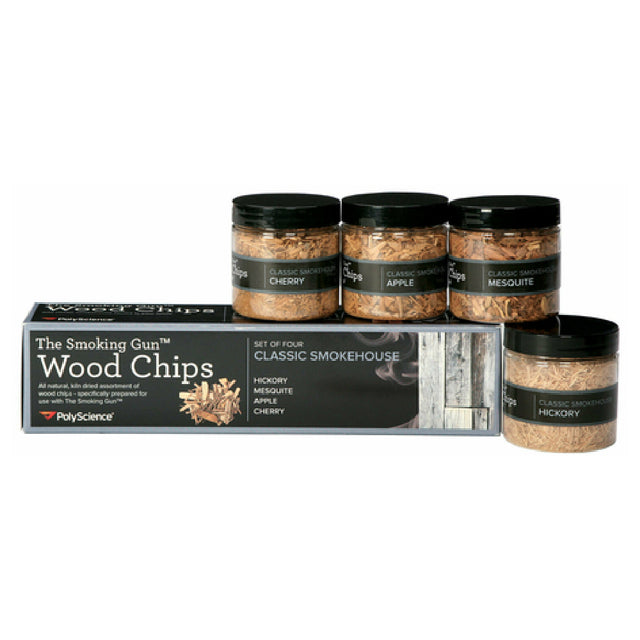 Polyscience 073558 Polyscience Classic Smokehouse Wood Chip Kit Includes: (1) 4 Oz. Jar Applewood