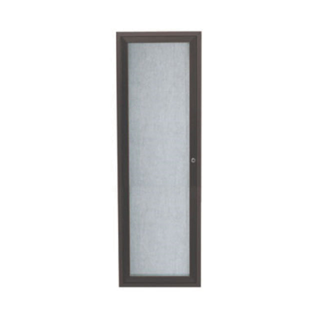 Aarco ODCC3612RBA Bulletin Board 12"W X 36"H Enclosed