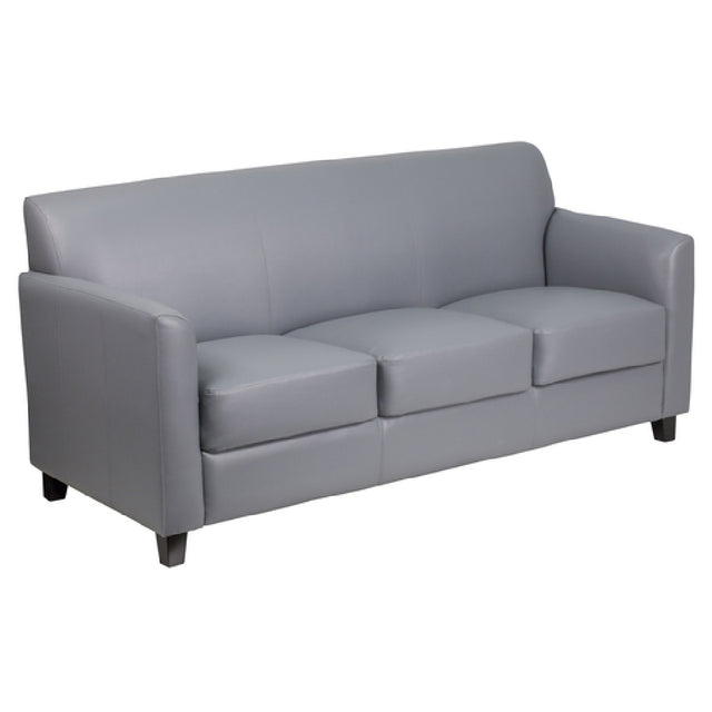 Flash Furniture BT-827-3-GY-GG Hercules Diplomat Series Reception Sofa 70"W X 29"D X 32-1/4"H