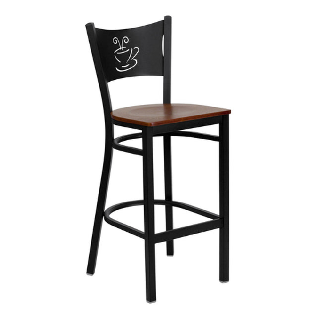 Flash Furniture XU-DG-60114-COF-BAR-CHYW-GG Hercules Series Restaurant Bar Stool