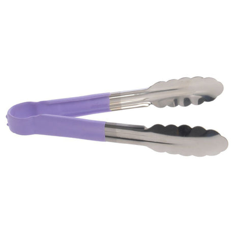 Hubert 92808 - Allergen Awareness Tongs, 9", Scalloped