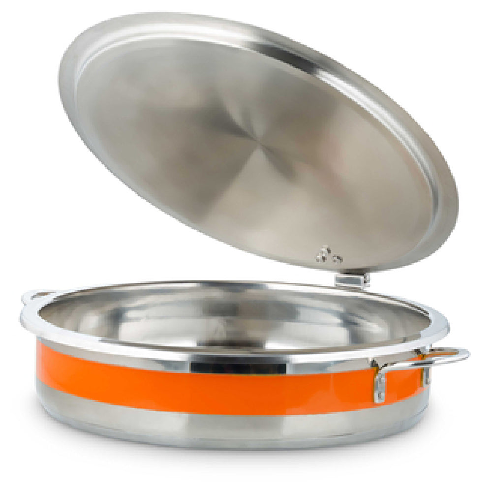 Bon Chef 60030CFORANGEHL - Classic Country French Pot, 6 Qt., 12-3/8" Dia. X 3"H
