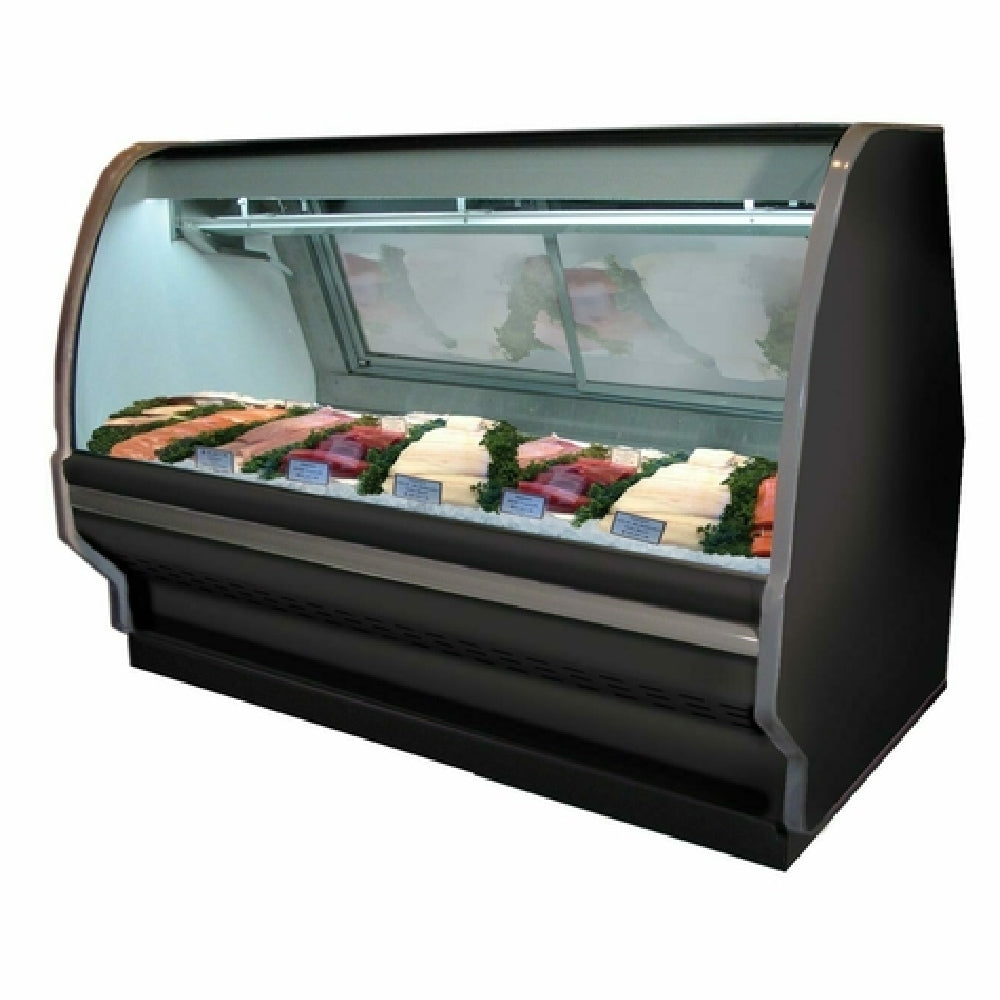 Howard-McCray SC-CFS40E-6C-BE-LED Fish/Poultry Service Case 75.5"W Single Duty