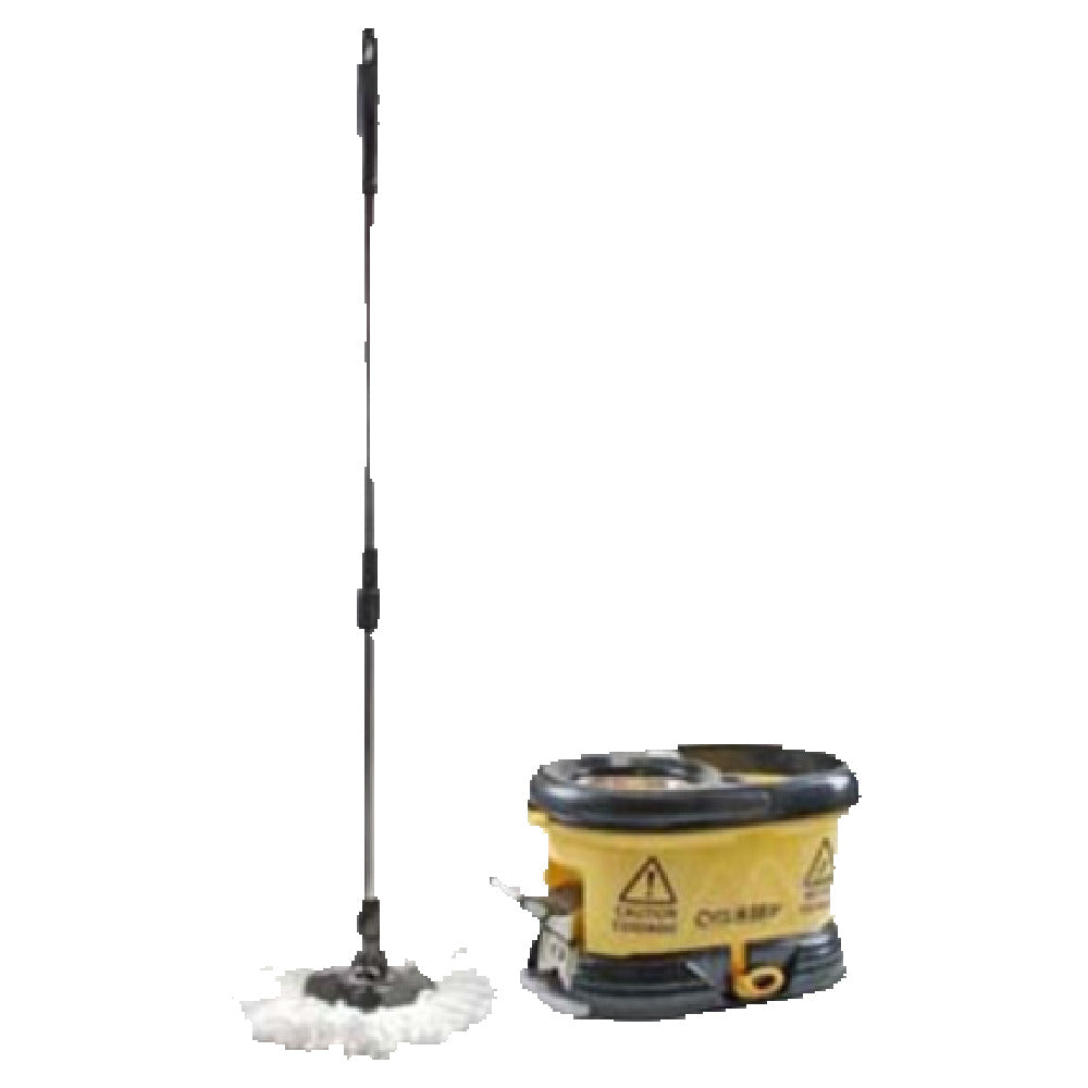 Franklin Machine Products 159-1171 Cyclomop® 360° Spin Mop With Bucket Stainless Steel Wringer