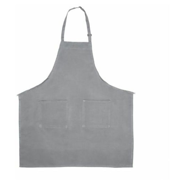 Chef Approved 167BAADJGR Bib Apron 32" X 28" (2) Front Pockets