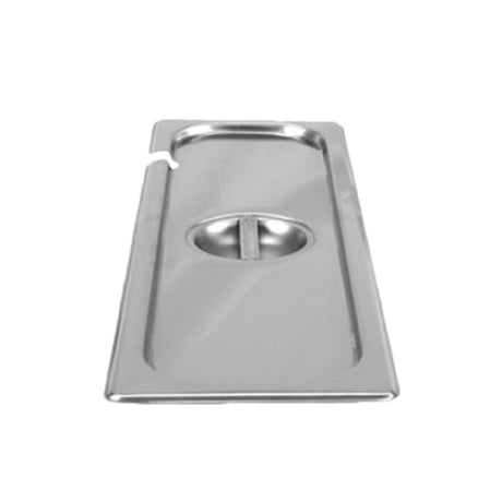 Thunder Group STPA5120CSL Steam Table Pan Cover 1/2 Size Long Long Side Slotted With Handle