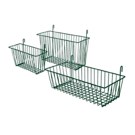 1880 Hospitality FWMBSKT1377GN Focus Foodservice EZ-Wall™ Wire Basket Grid Mount