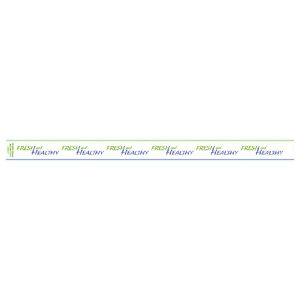 Hubert 66041 - Band-It Food Label, "Fresh And Healthy", 13-3/4" X 1"