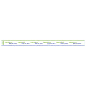 Hubert 66041 - Band-It Food Label, "Fresh And Healthy", 13-3/4" X 1"