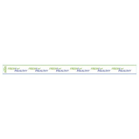 Hubert 66041 - Band-It Food Label, "Fresh And Healthy", 13-3/4" X 1"