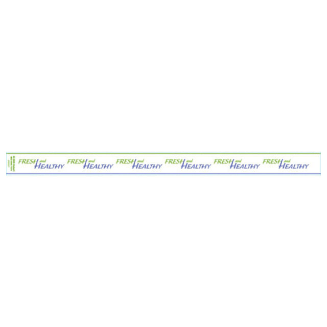 Hubert 66041 - Band-It Food Label, "Fresh And Healthy", 13-3/4" X 1"